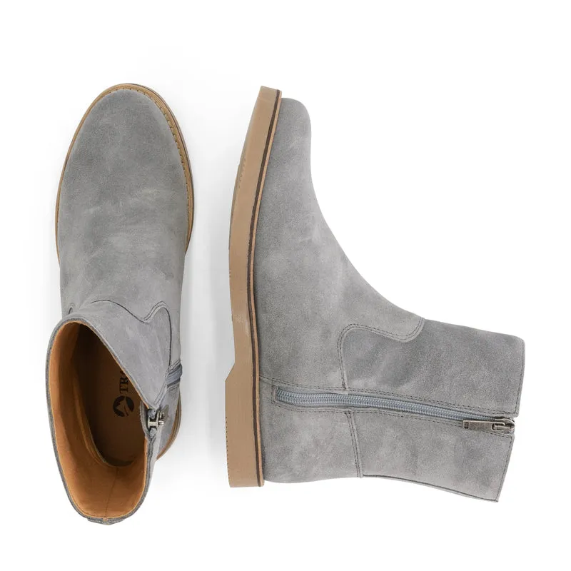 Vivienne Damen - Stiefelette - Wildleder - Grau