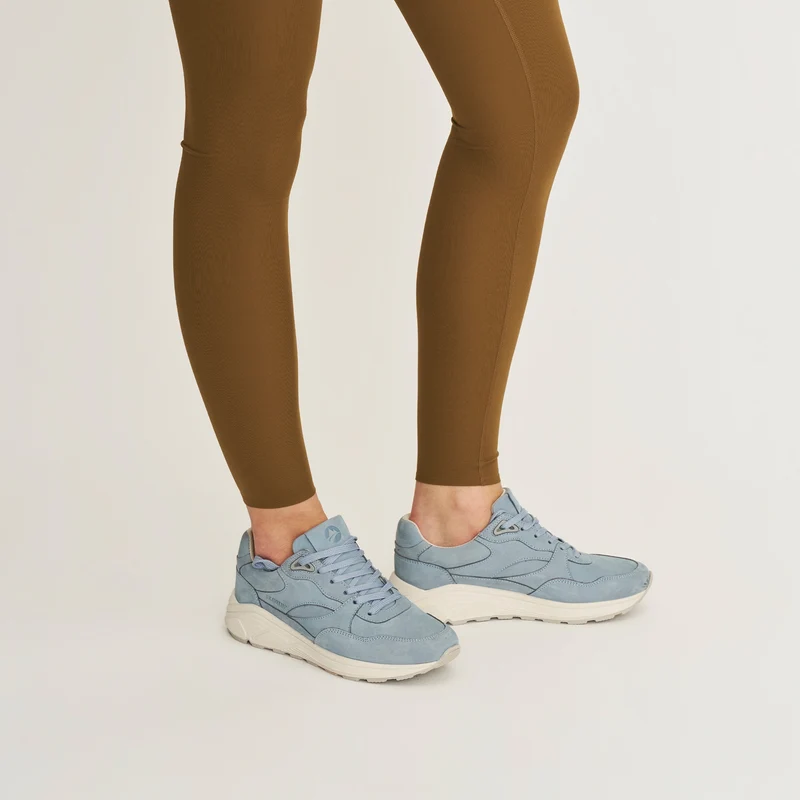 Rampton Damen - Sneaker - Nubuk - Hellblau