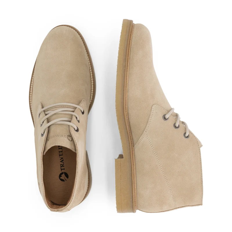 Redhill Herren - Halbhohe Schnürschuhe - Wildleder - Sand