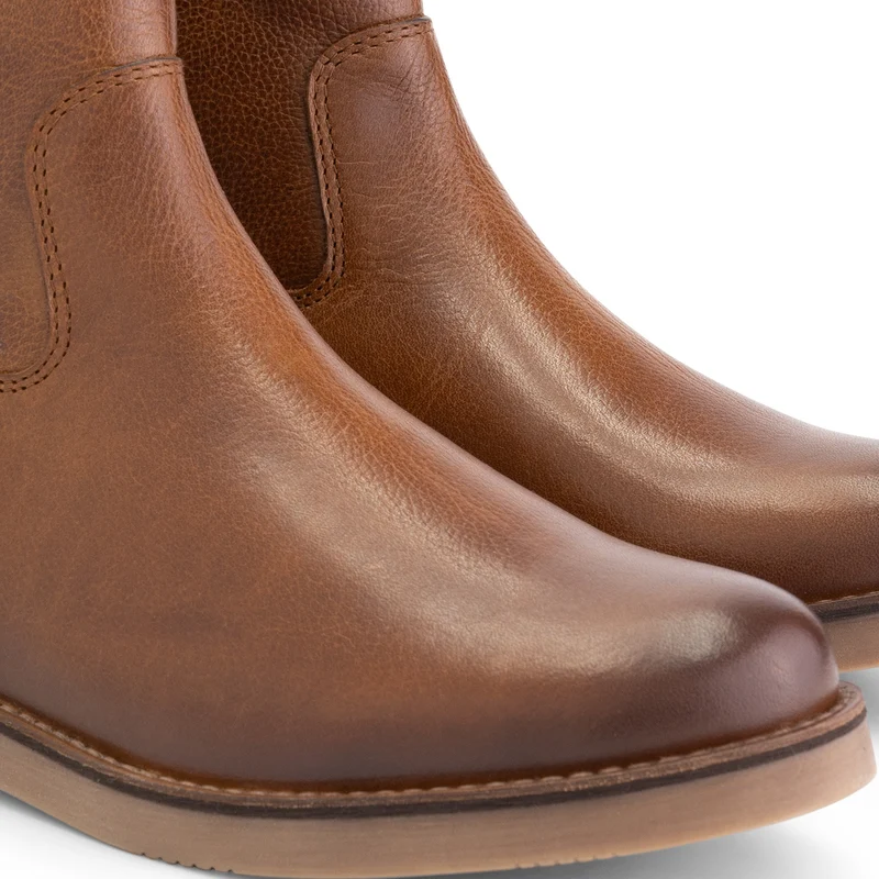 Castres Damen - Stiefelette - Leder - Cognac
