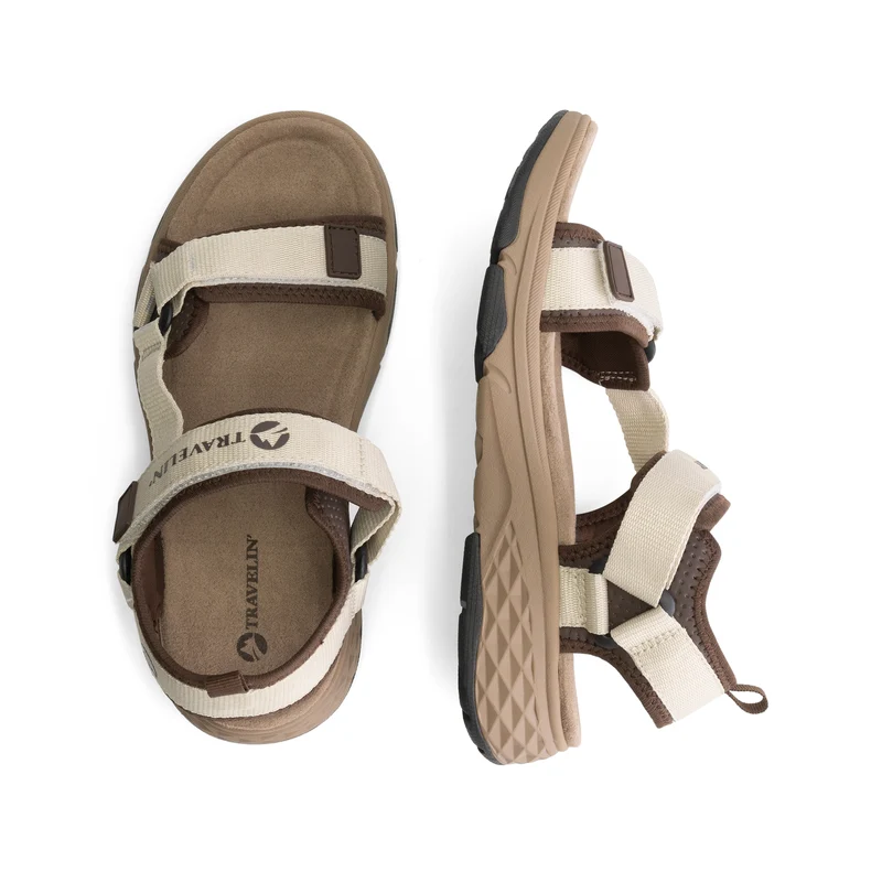 Angvik Damen - Wandersandalen - Weiß