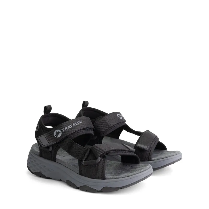 Angvik Damen - Wandersandalen - Schwarz