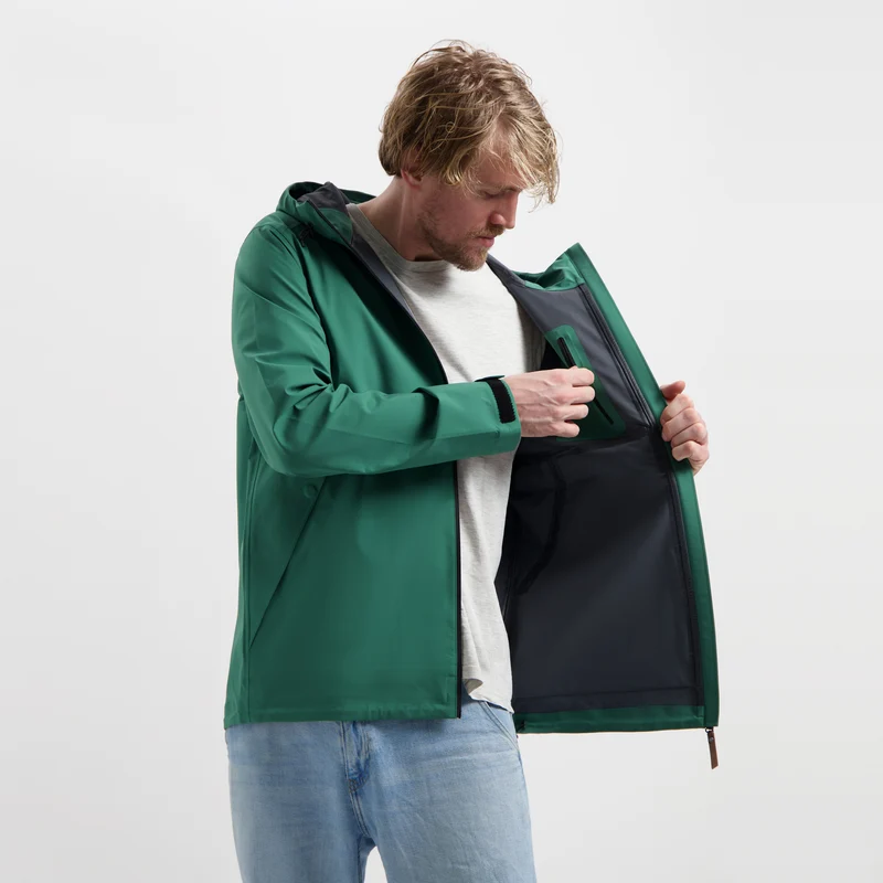 Jari Herren - Hardshell-Jacke - Wasserdicht - Dunkelgrün