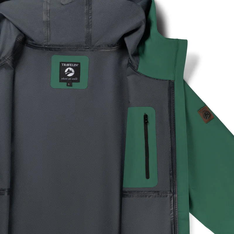 Jari Herren - Hardshell-Jacke - Wasserdicht - Dunkelgrün