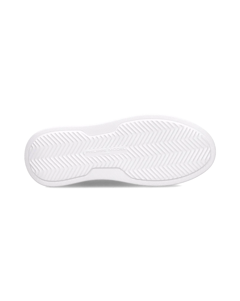 Sneakers Temple Tennis Women, White Gold