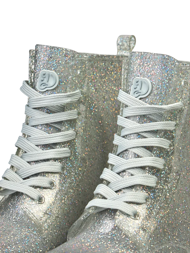 Duftende Regenbogen-Glitzer-Regenstiefel für Frauen