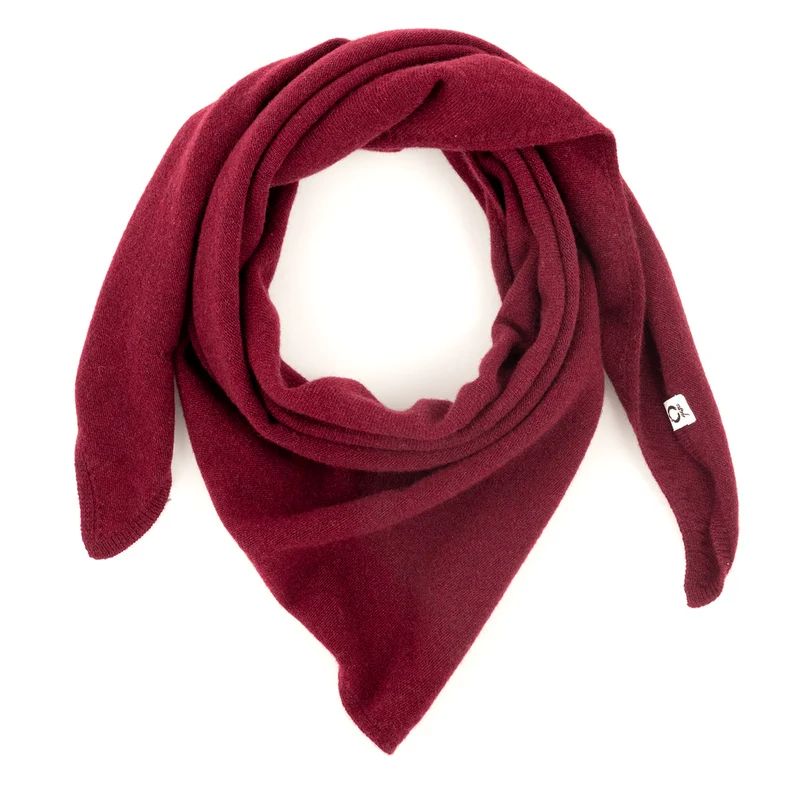 YASU Cashmere Dreieckschal "YAGI"