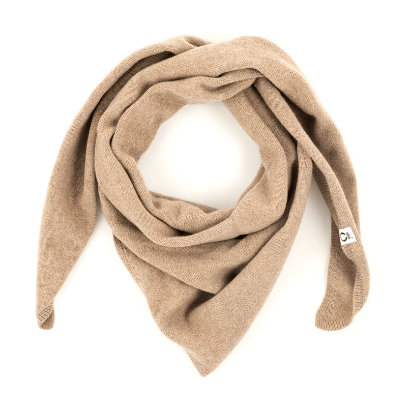 YASU Cashmere Dreieckschal "YAGI"