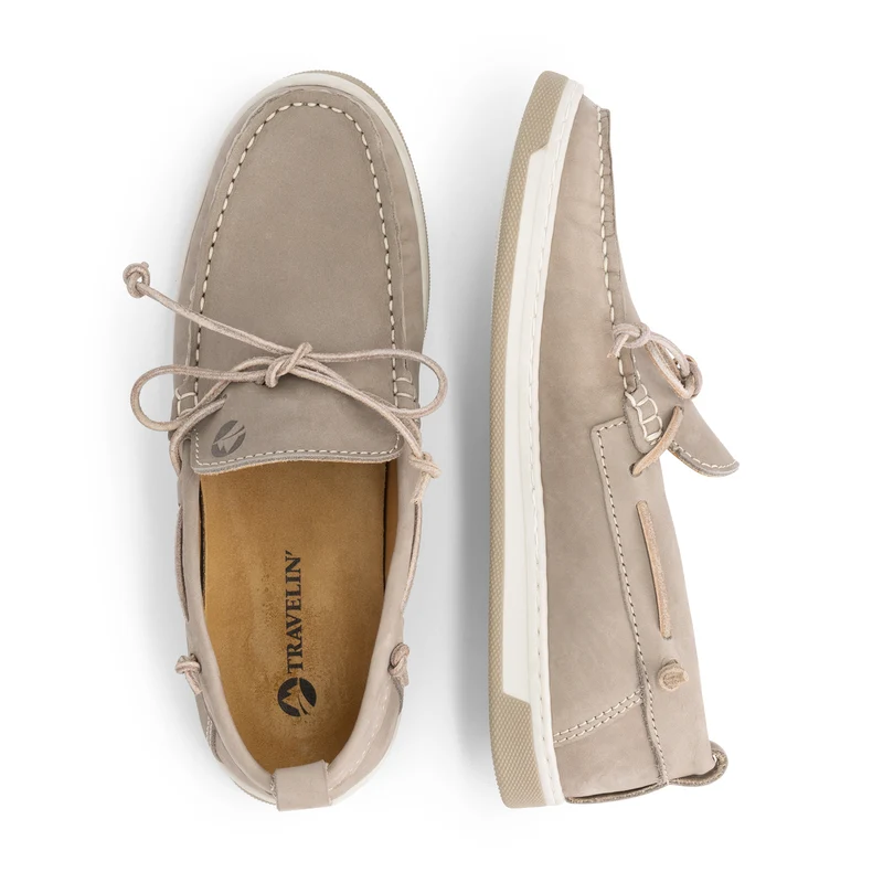 Falmouth Damen - Bootsschuhe - Nubuk - Grau