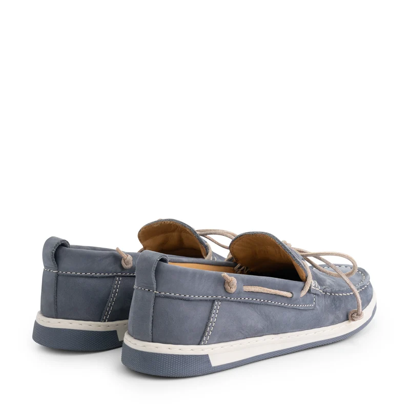 Falmouth Damen - Bootsschuhe - Nubuk - Blau