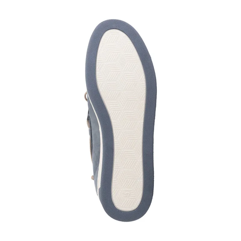 Falmouth Damen - Bootsschuhe - Nubuk - Blau