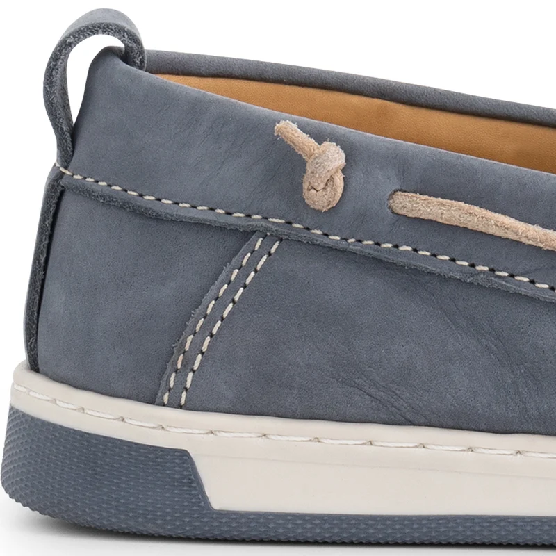 Falmouth Damen - Bootsschuhe - Nubuk - Blau