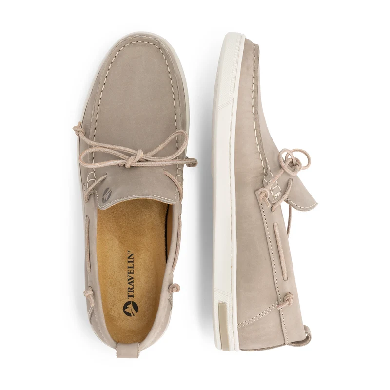 Falmouth Herren - Bootsschuhe - Nubuk - Grau