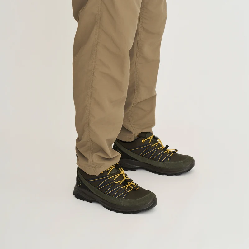 Tornio Herren - Niedrige Wanderschuhe - Wasserdicht - Grün
