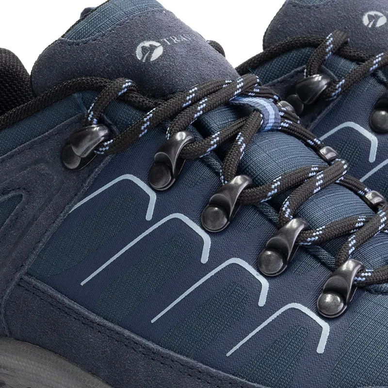 Lonstrop Damen - Niedrige Wanderschuhe - Wasserdicht - Blau