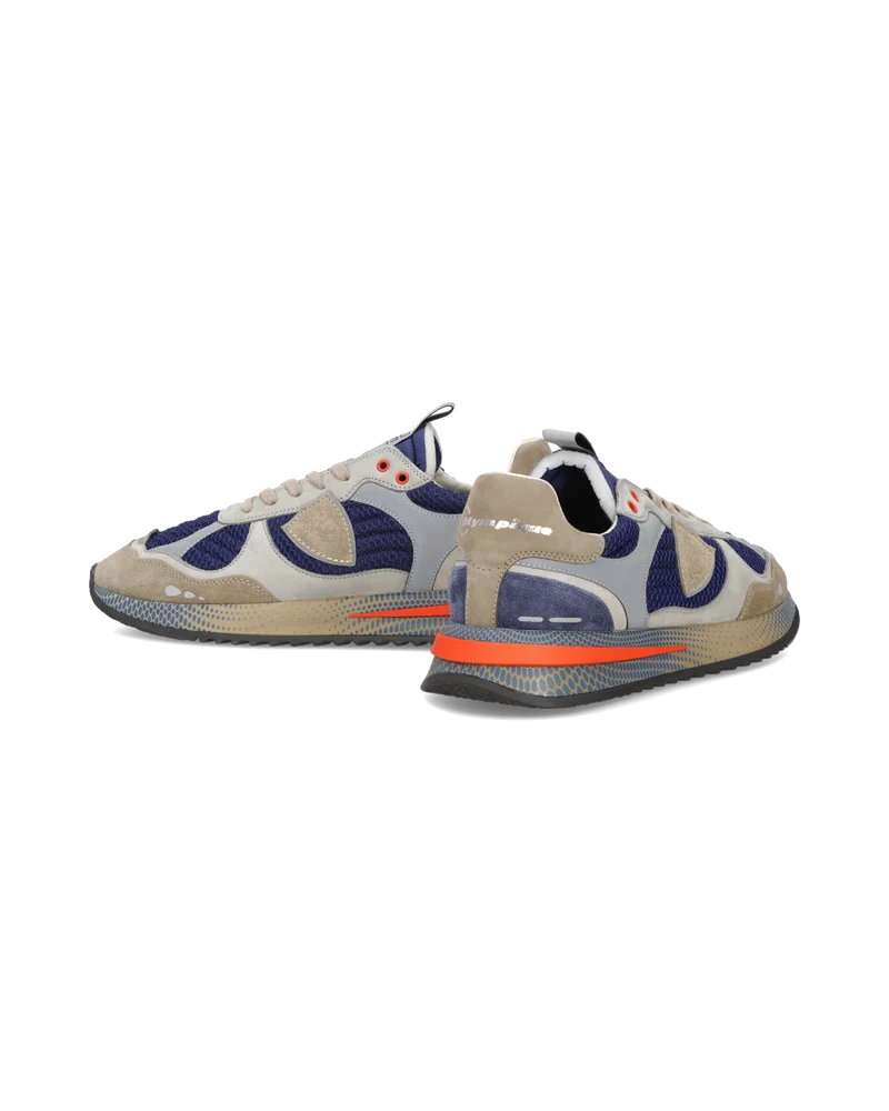 Sneakers Olympique Running Men, Grey Blue