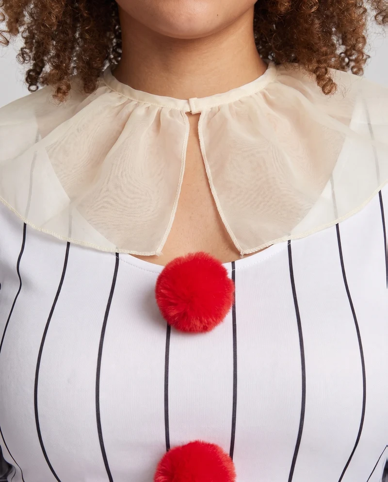 Damen Clown-Outfit mit Ärmeln und kragenähnlichem Detail Nord Taschen