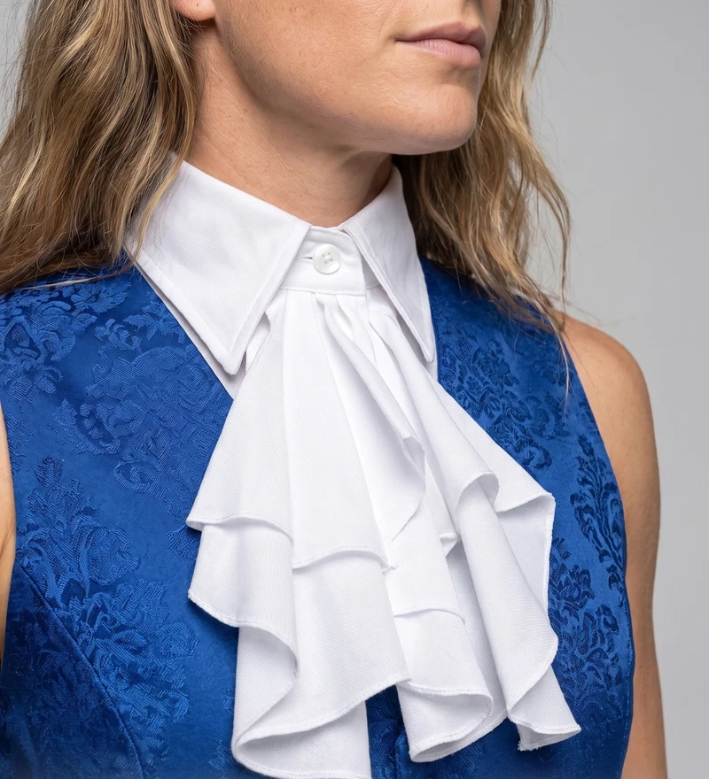 Elegantes Satin-Westen für Damen mit Rüschendetails Nord Taschen