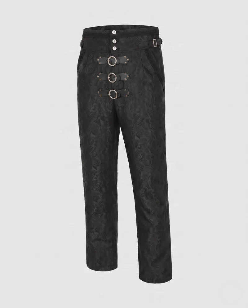 Elegante Stoffhose für Damen mit dekorativem Muster Nord Taschen