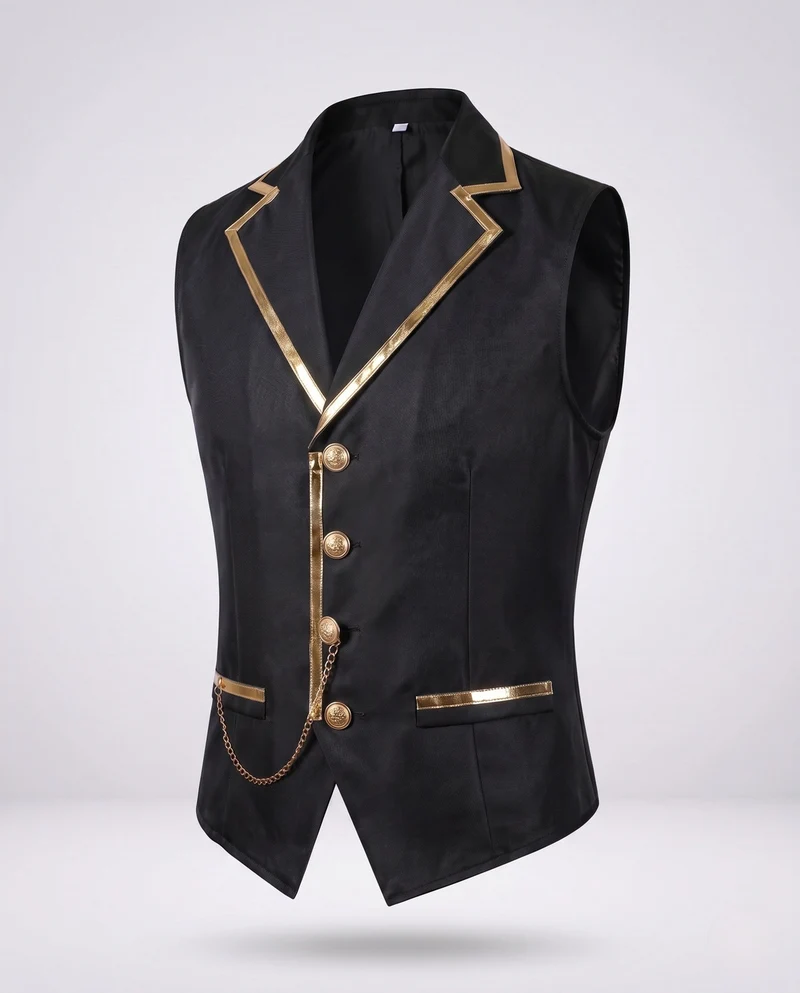 Damen eleganter Weste mit goldenen Akzenten Nord Taschen