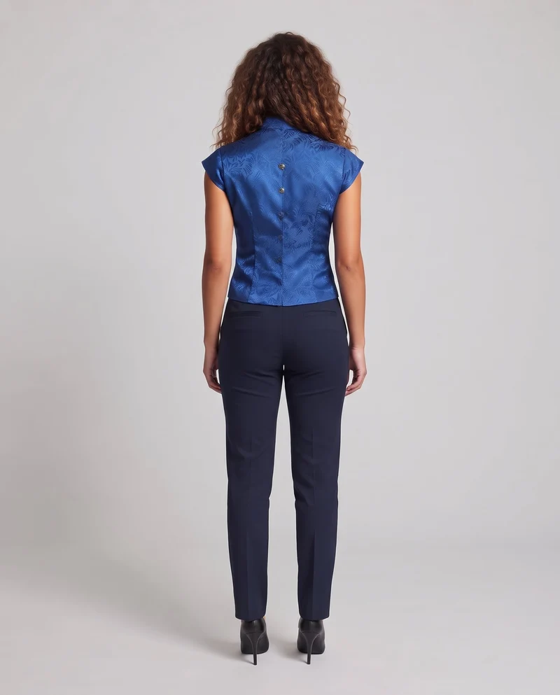 Damen elegantes Vest mit aufwendigem Design und feinen Details Nord Taschen