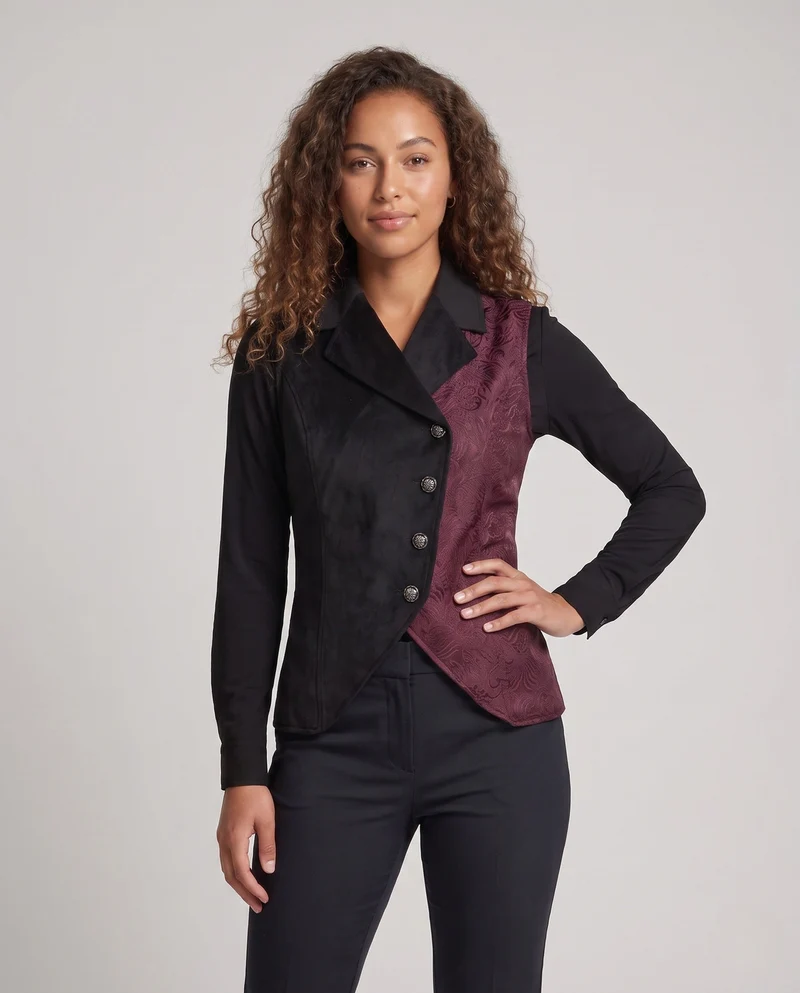 Damen eleganter Pullover mit aufwendigem Muster und modernem Schnitt Nord Taschen