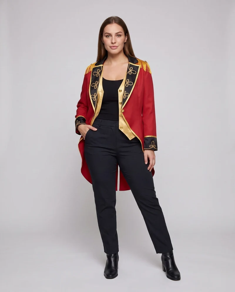 Damen elegante Zirkusjacke Nord Taschen