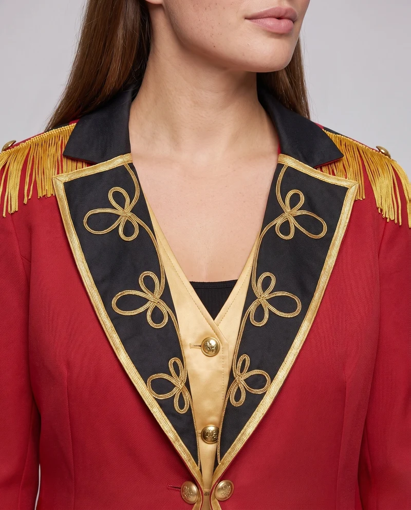 Damen elegante Zirkusjacke Nord Taschen