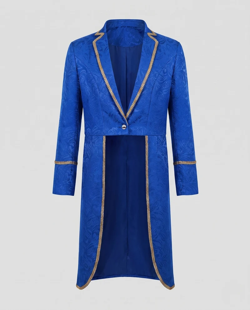Damen Eleganter Blazer Mantel mit goldenem Detail Nord Taschen