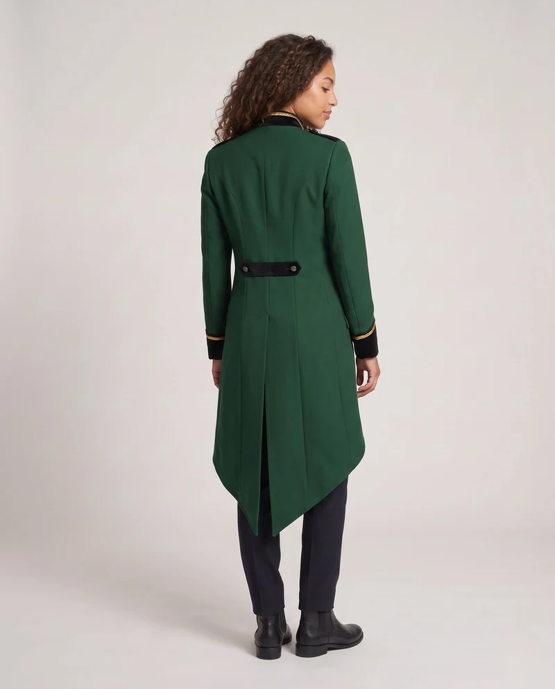 Damen elegante Frackjacke mit asymmetrischen Details und königlichen Akzenten Nord Taschen
