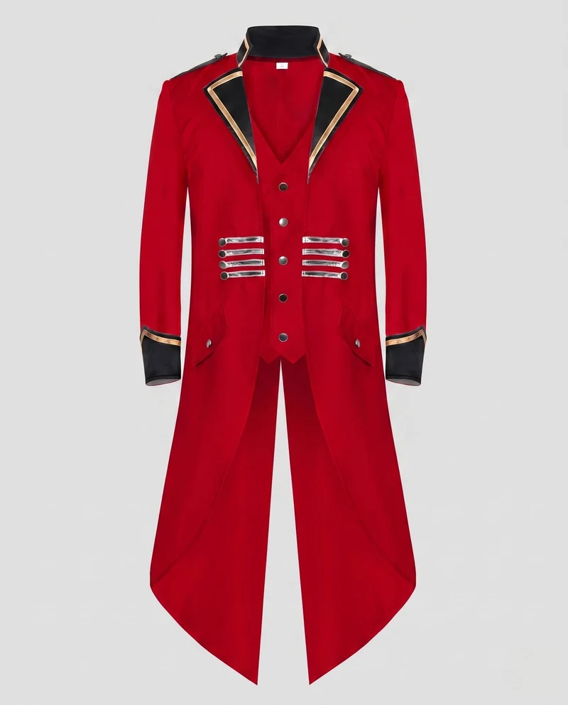 Damen elegante Frackjacke mit asymmetrischen Details und königlichen Akzenten Nord Taschen