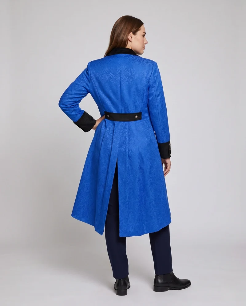 Damen elegante Frack mit aufwendigem Muster und hochwertigen Knopfdetails Nord Taschen