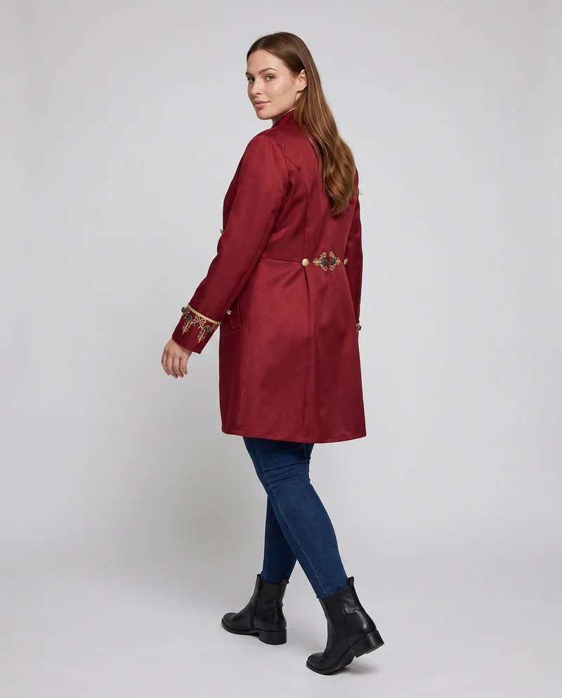 Damen elegante Frack mit aufwendigen Verzierungen Nord Taschen 1786463328