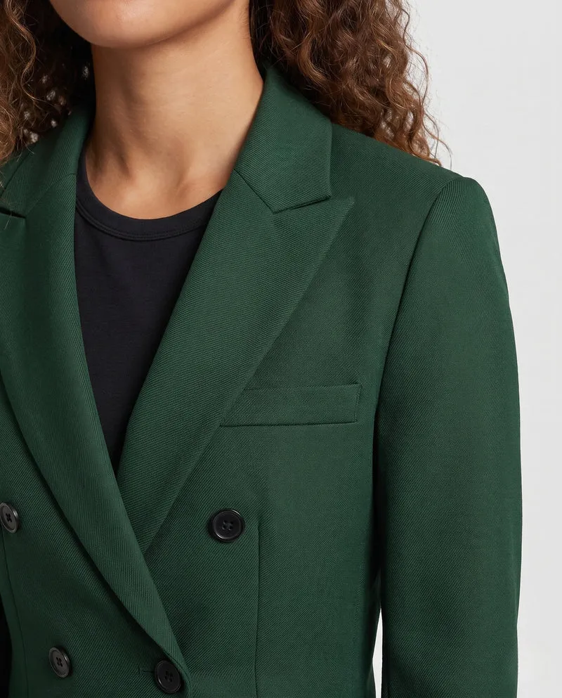Elegante Damen Steppjacke mit asymmetrischem Saum und dekorativen Knöpfen Nord Taschen