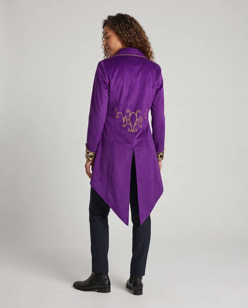 Damen eleganter traditioneller Mantel mit aufwendigen Verzierungen Nord Taschen