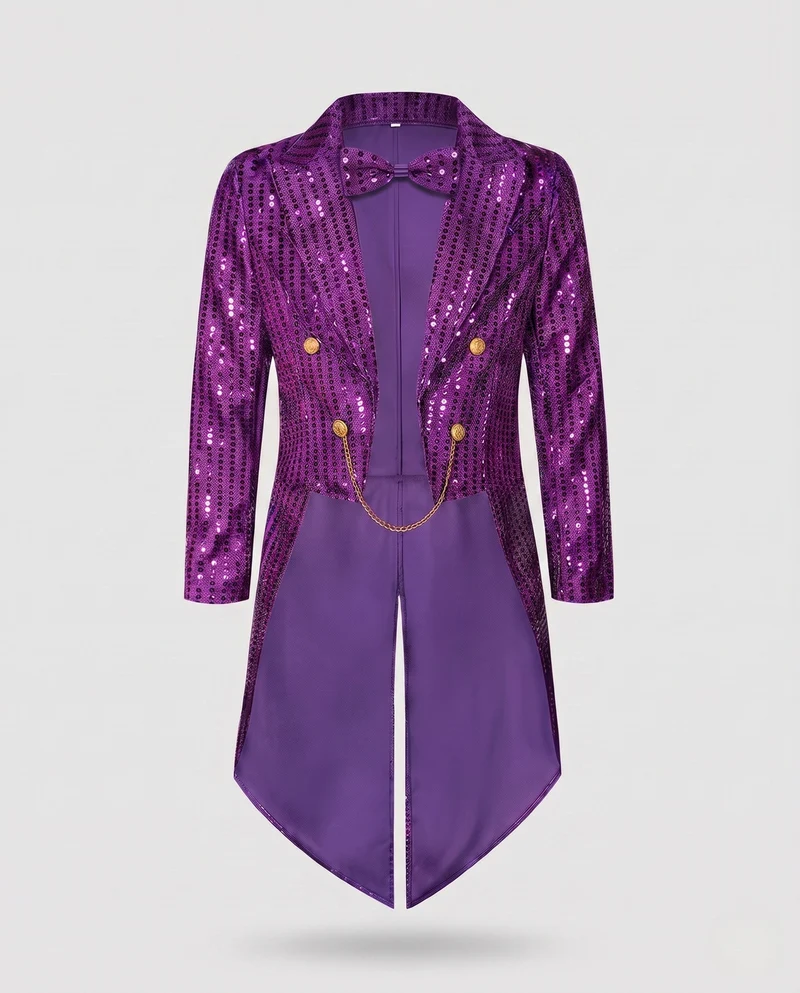 Frauen festlichen Glitzer Blazer Nord Taschen
