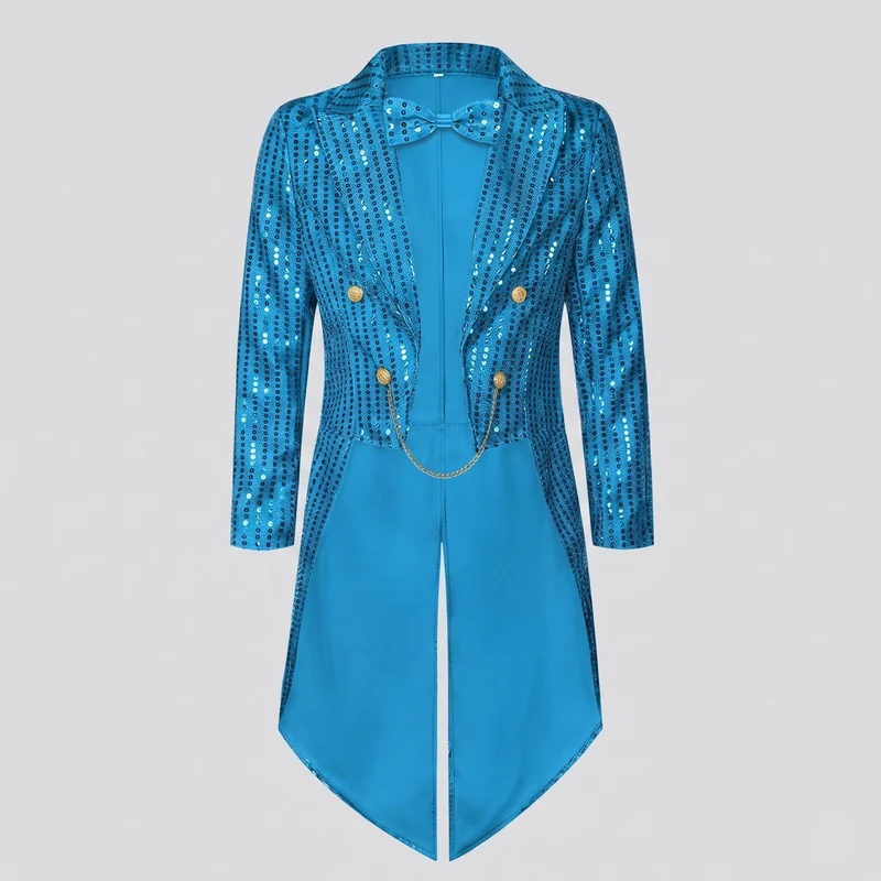 Frauen festlichen Glitzer Blazer Nord Taschen
