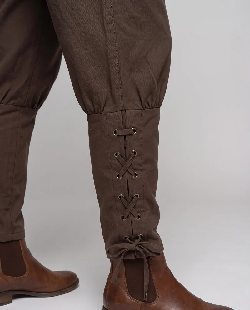 Damen Freizeit-Hose mit verstellbaren Seitenschnüren Nord Taschen