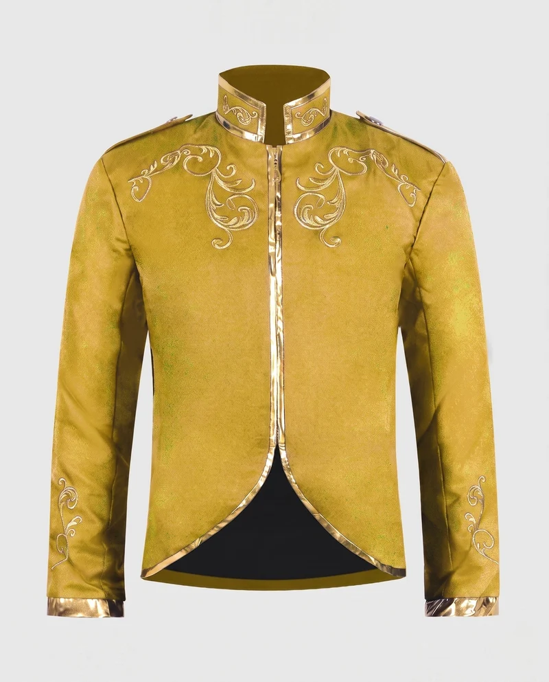 Damen historisches Kostümjacke mit aufwendigen Verzierungen Nord Taschen