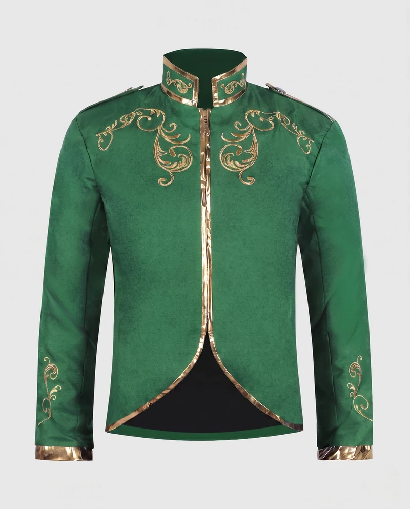 Damen historisches Kostümjacke mit aufwendigen Verzierungen Nord Taschen