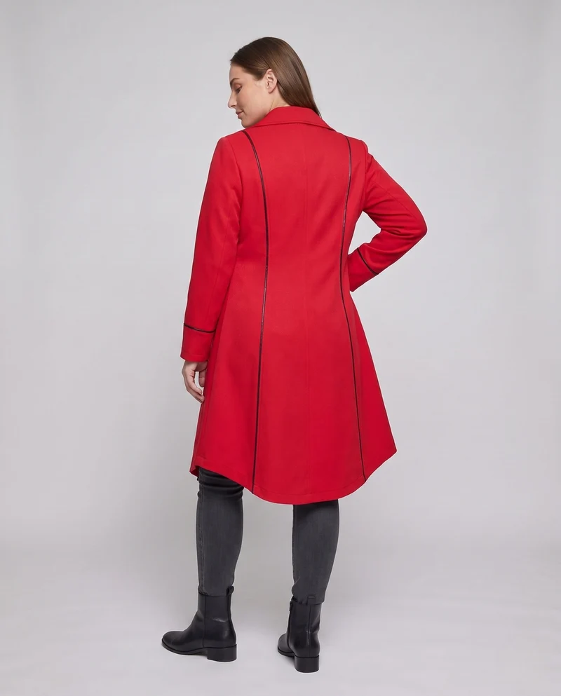 Damen historischer Schnittmantel mit elegantem Spitzenbesatz Nord Taschen