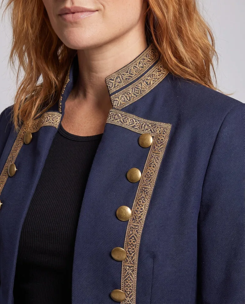 Damen historische Frack mit luxuriösen goldenen Details Nord Taschen