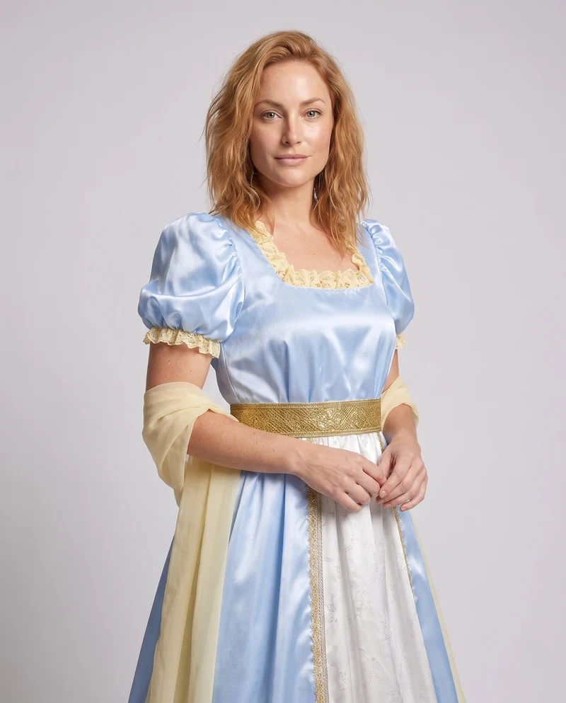 Historisches Dirndl-Kleid für Damen mit kunstvollen Verzierungen und eleganten Details Nord Taschen