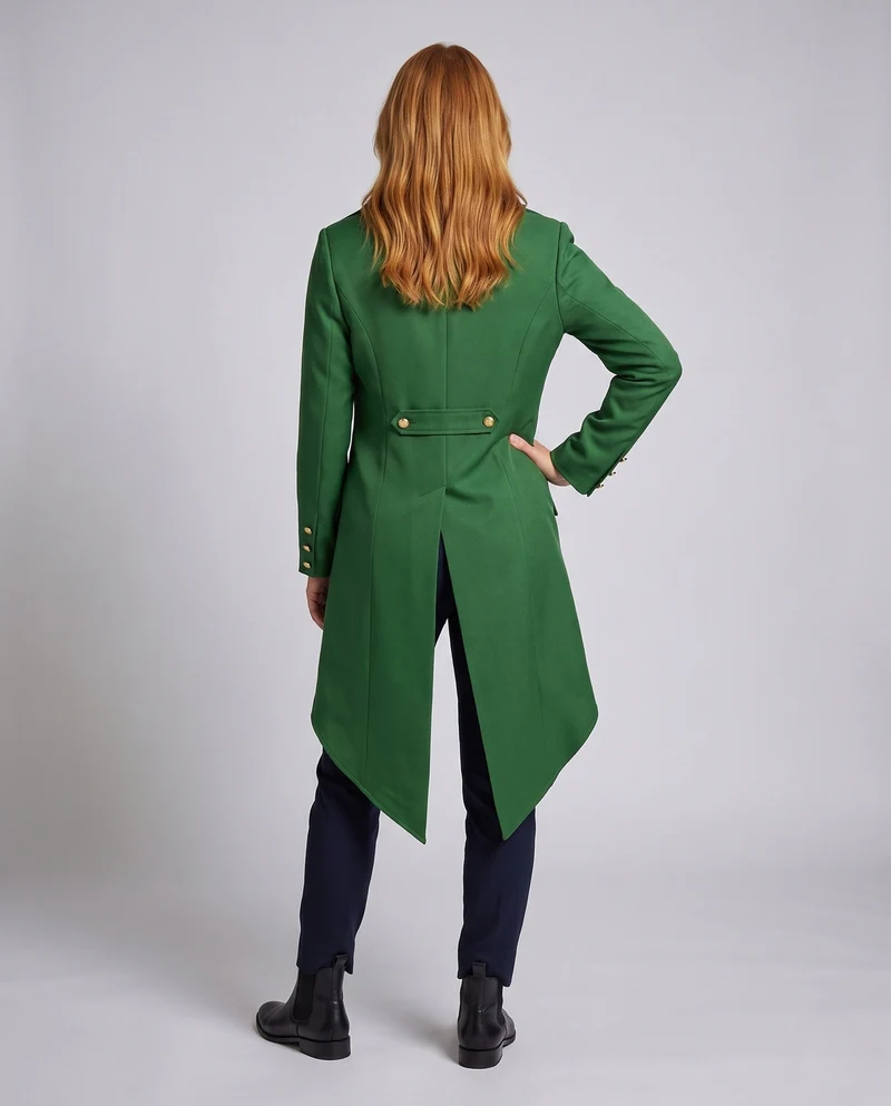 Damen Kostümjacke im Vintage-Stil mit asymmetrischem Saum Nord Taschen