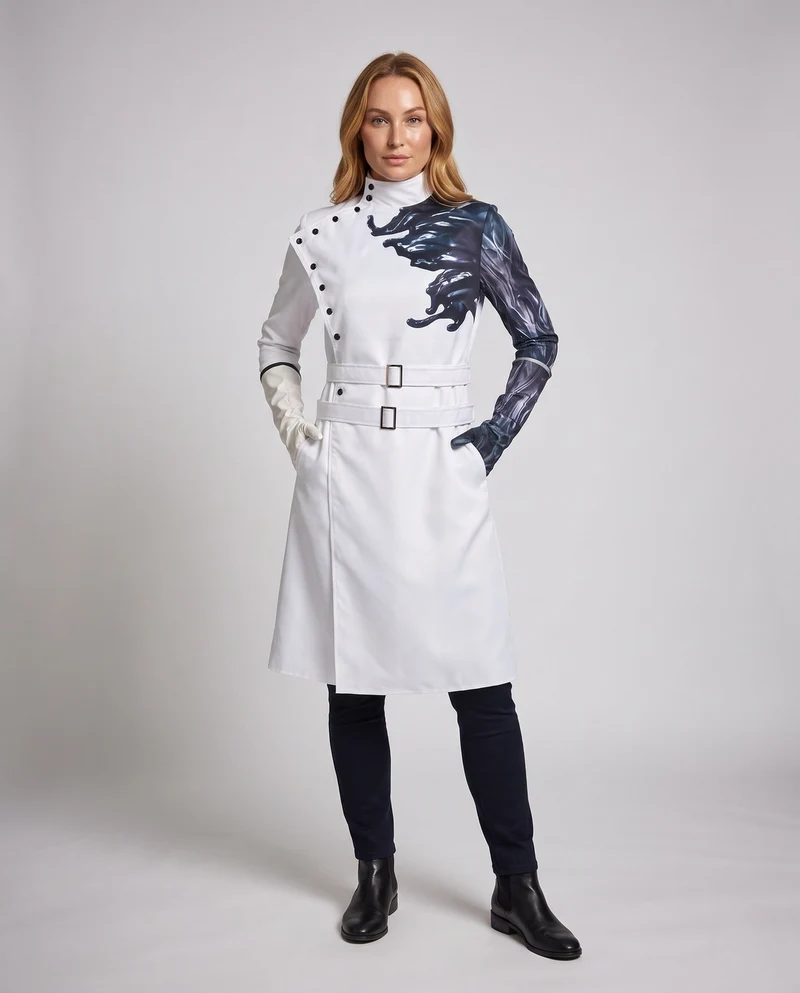 Damen Kostümjacke mit einzigartigem Design und passenden Accessoires Nord Taschen