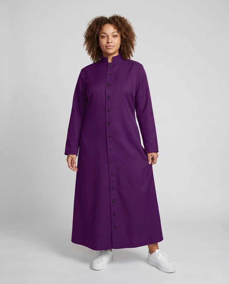 Damen lange Kochjacke Nord Taschen