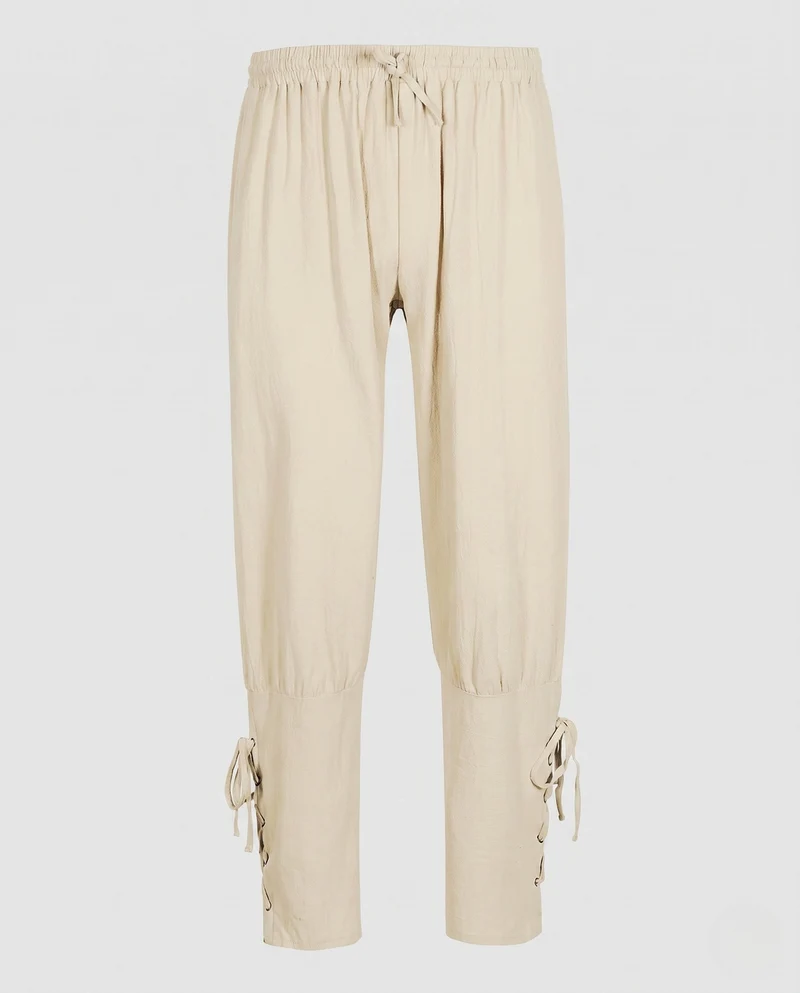Damen Casual Chino-Hose mit verstellbaren Knöchelriemen Nord Taschen