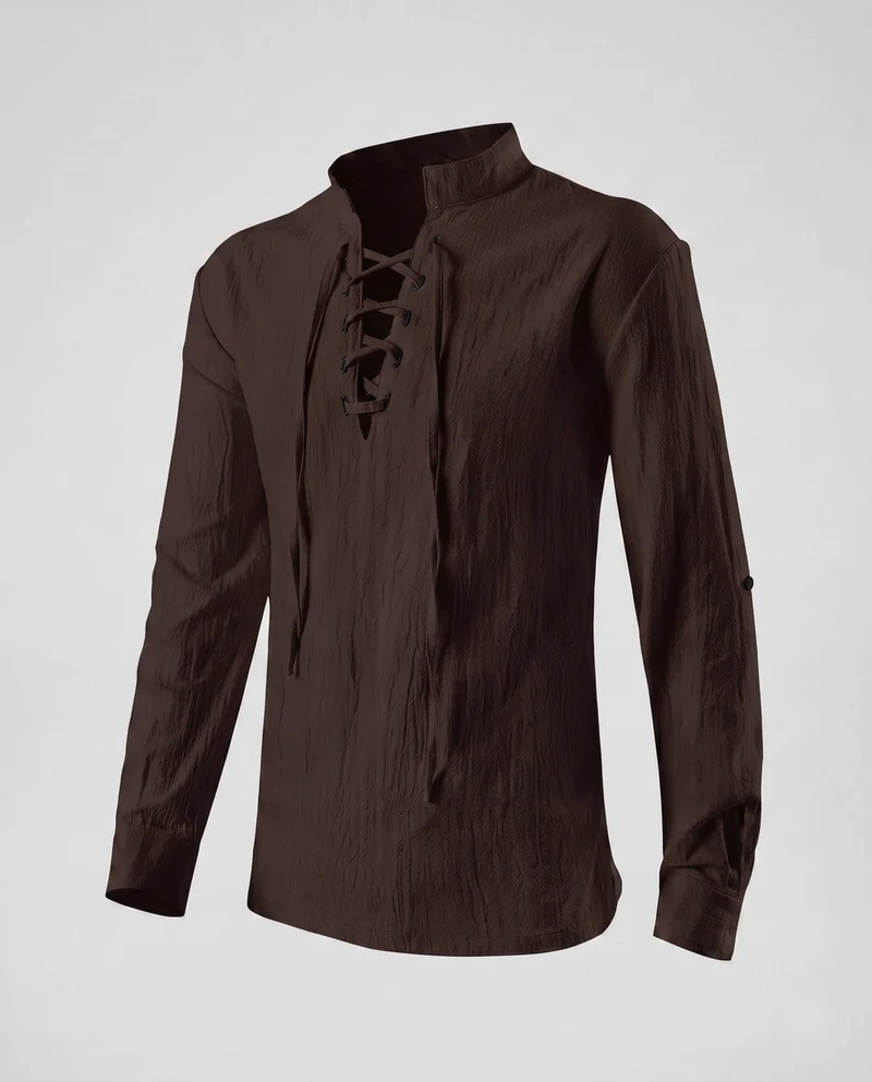Damen Freizeit Langarmshirt mit Kordelzug Nord Taschen