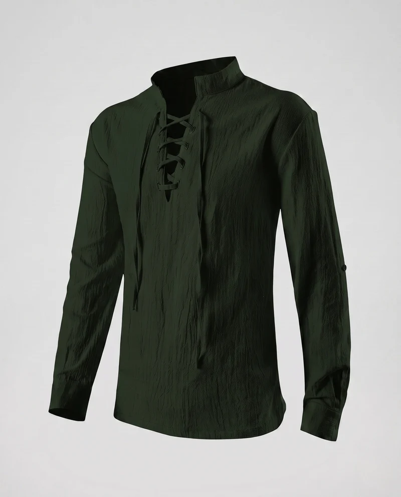 Damen Freizeit Langarmshirt mit Kordelzug Nord Taschen