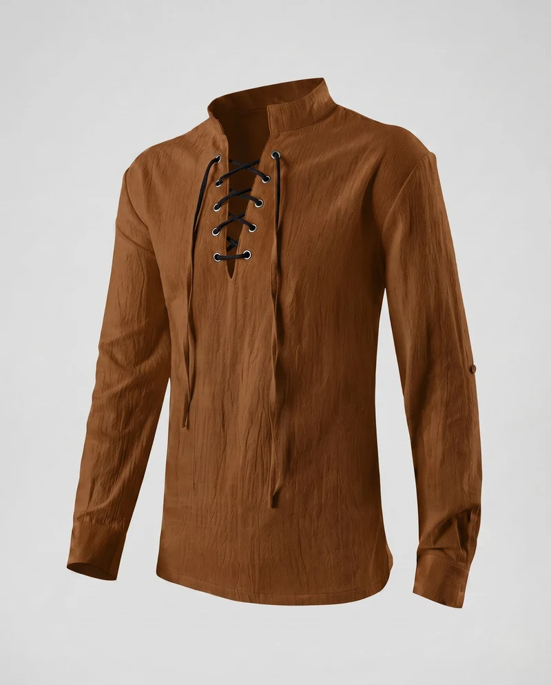 Damen Freizeit Langarmshirt mit Kordelzug Nord Taschen